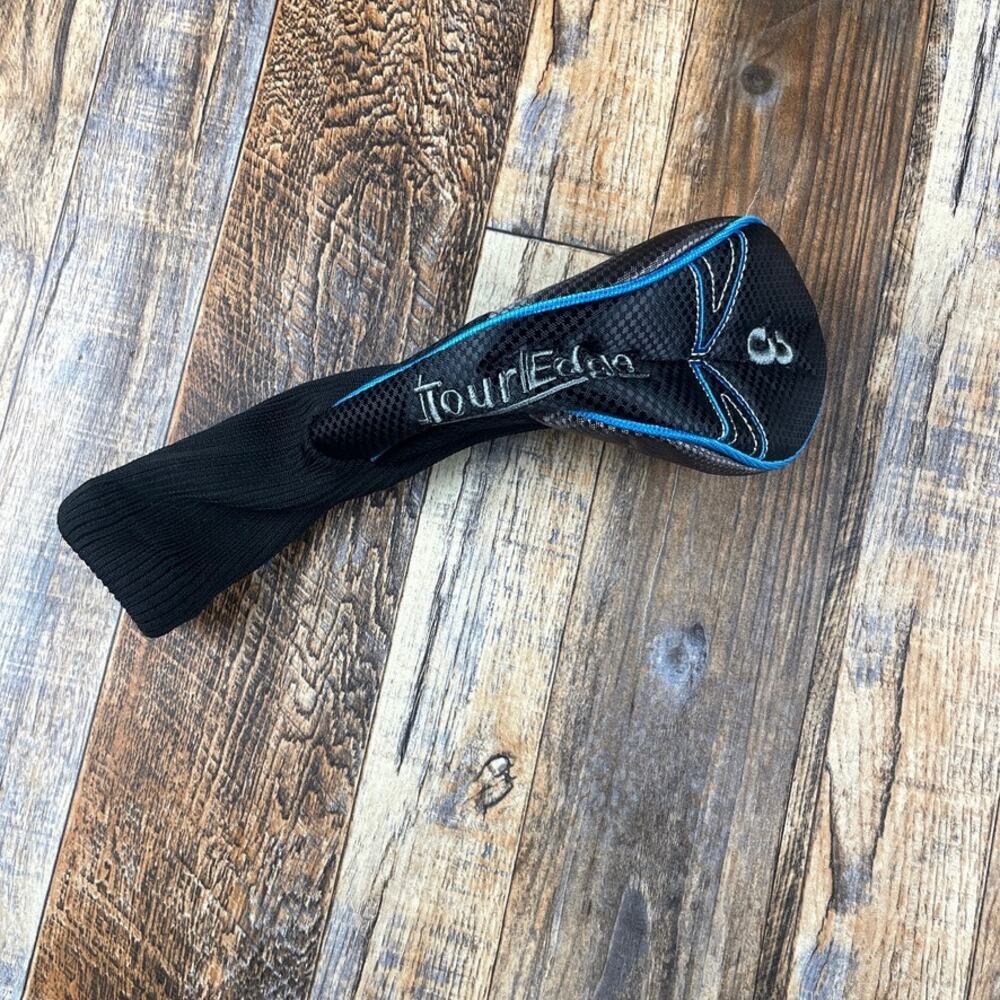 Tour Edge #3 Fairway Bazooka 360 Black and Blue Golf Headcover